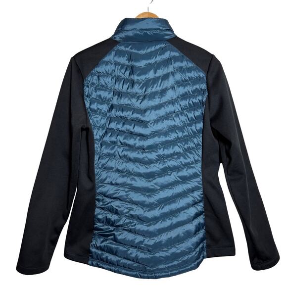32 Degrees Women’s Teal Black Lightweight Puffer Softshell Jacket Size M NWOT - Picture 5 of 5